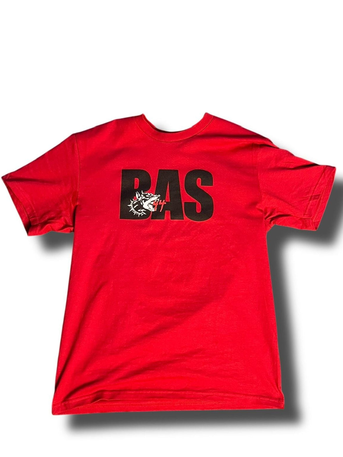 Bas44 Hund T-Shirt rot